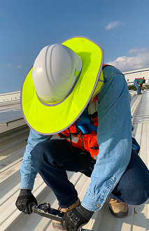 Instalación en techo